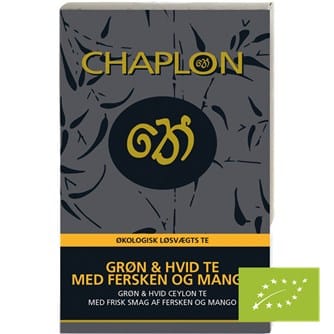 Økologisk Chaplon - Grøn & hvid fersken mango - Tebutikken Thrysøe
