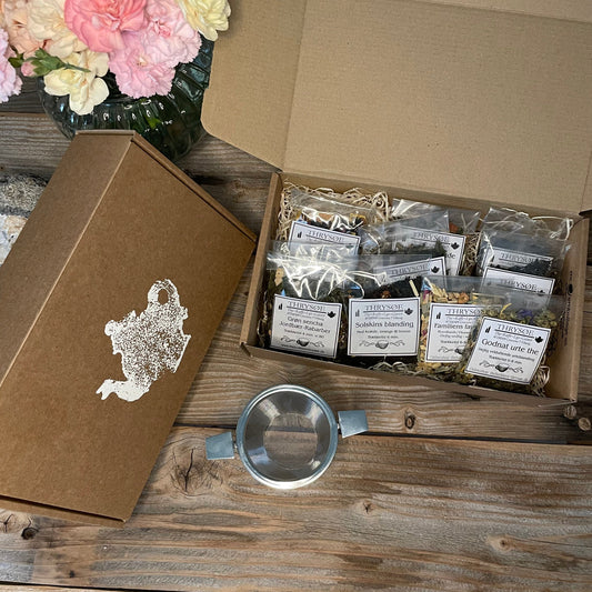 Prøvepakke m. 10 forskellige teer - Tebutikken Thrysøe