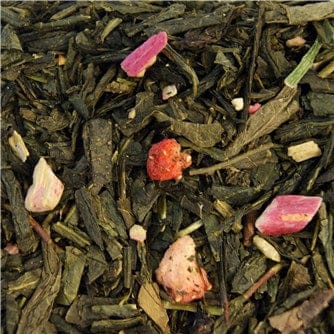 Grøn Jordbær Rabarber Te - Thebutikken Thrysøe 